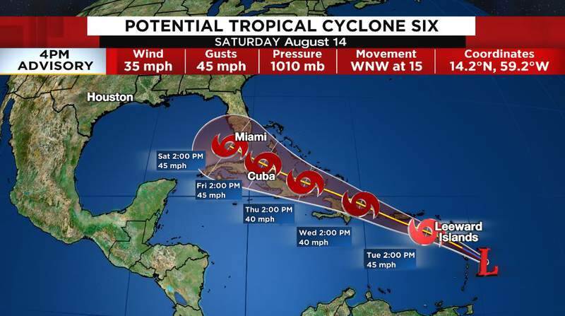 Statia Prepares for Potential Tropical Cyclone Six | News item | St ...