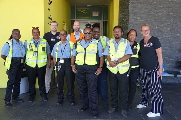 Photo of airport security team